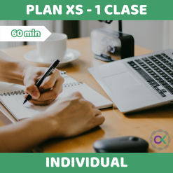 PLAN XS 1 CLASE INDIVIDUAL de 1 hora- CIENCIA OK