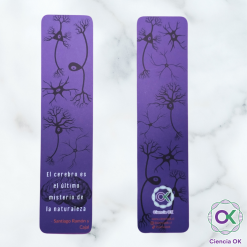 Marcapaginas Neurociencias El cerebro es el ultimo misterio de la naturaleza ciencia ok neuronas cerebro Santiago Ramon y Cajal regalos para lectores libros mujeres estudiantes