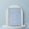 cuaderno celula eucarionte papeleria cientifico celeste hojas puntos blancas cuadriculada lineas ciencia ok biologia medicina libreta enfermeria bioquimica universitarios media colegio estudios cute pastel regalo para muje hombre niños